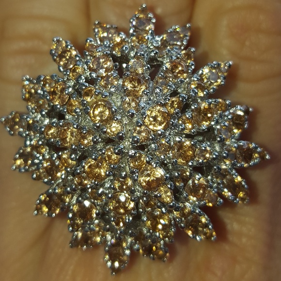 Cubic Zirconia Ring sterling silver - Picture 6 of 9